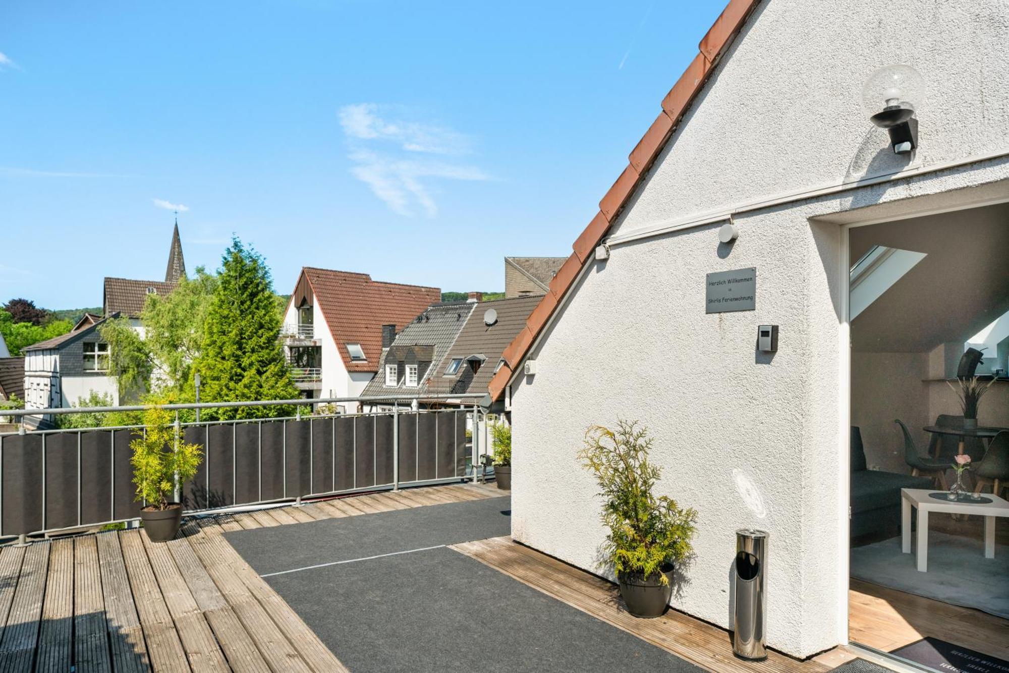 Mola Apartments-Charmante Ferienwohnung Im Herdecke Zentrum Fuer 3 Personen-Grosse Dachterrasse-Grill-Gratis Parken-Wlan Dış mekan fotoğraf